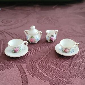 Floral Miniature Tea Set